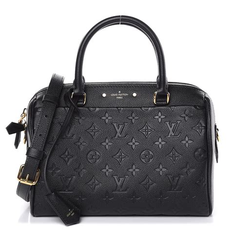 louis vuitton empreinte speedy bandouliere 25 nm black|louis vuitton speedy 25 empreinte.